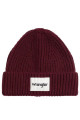 Bonnet framboise bords retroussés