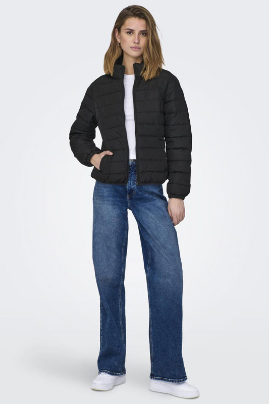 Doudoune noire légère matelassée femme Only confort