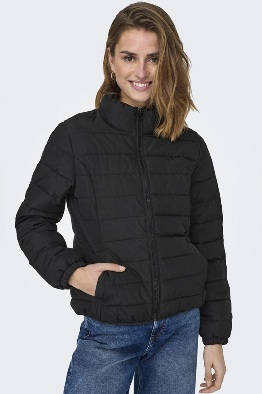 Doudoune noire légère matelassée femme Only classique confort