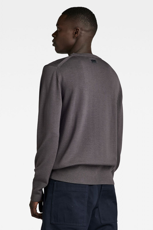 Pull en maille Premium core gris