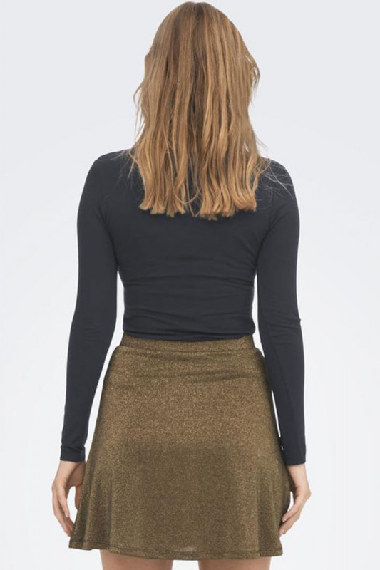 T-shirt Mila manches longues noir