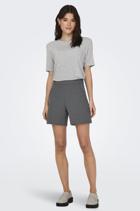 T-shirt Mila manches courtes gris femme JDY