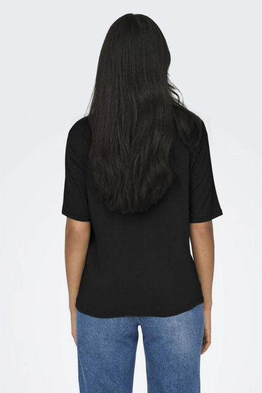 T-shirt Mila manches courtes noir