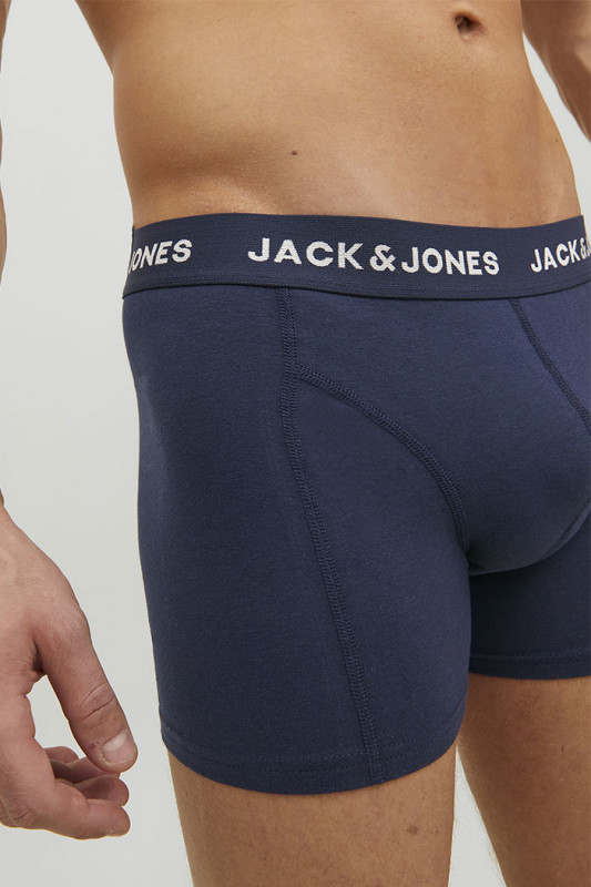 Lot de 3 shorties bleu marine coton mélangé