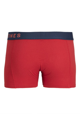 Lots de 3 shorties gris, rouge, bleu marine homme