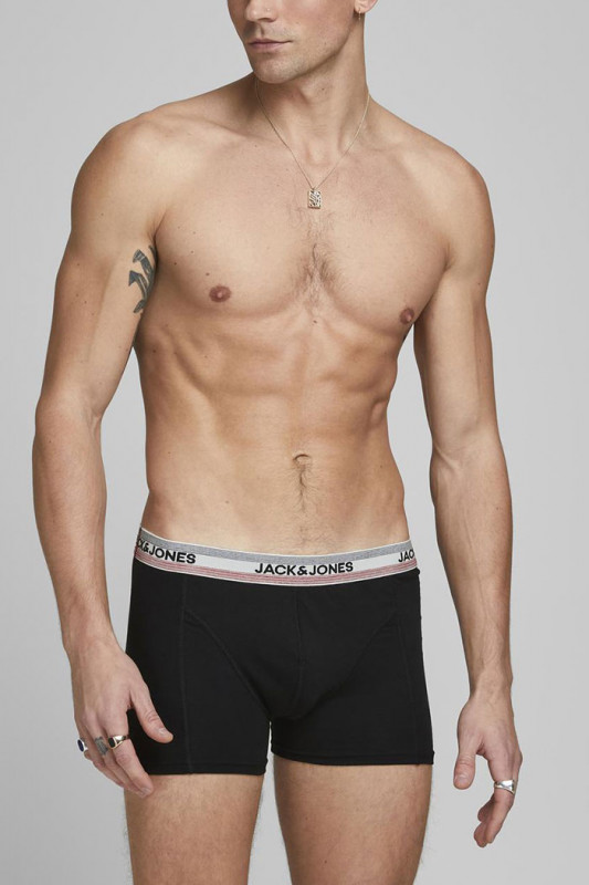 Lot de trois shorties gris, noir et bleu marine homme jack & jones