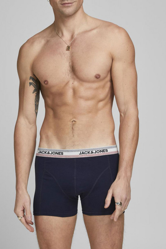 Lot de trois shorties gris, noir et bleu marine jack & jones