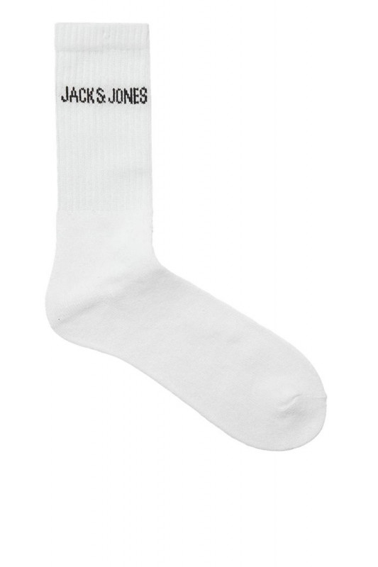 Lot de 5 paires de chaussettes blanches jack & jones coton mélangé