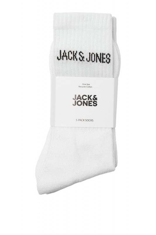 Lot de 5 paires de chaussettes blanches