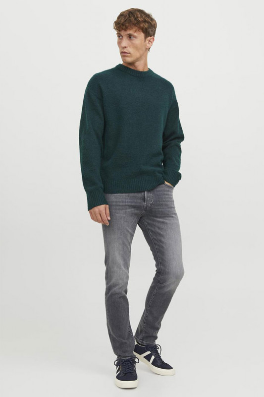 Jeans vintage black denim jack & jones coupe droite