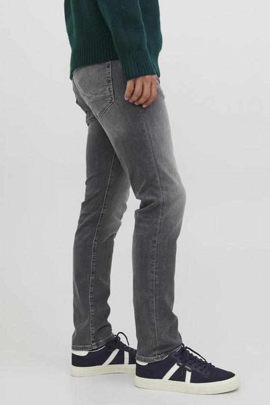 Jeans vintage black denim jack & jones en coton mélangé
