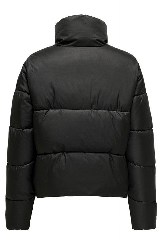Doudoune noire col montant