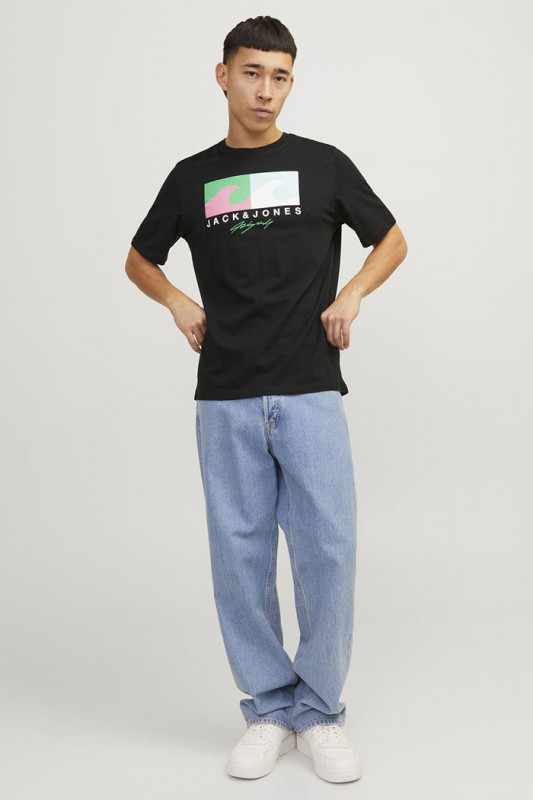 T-shirt logo Jack noir jack & jones