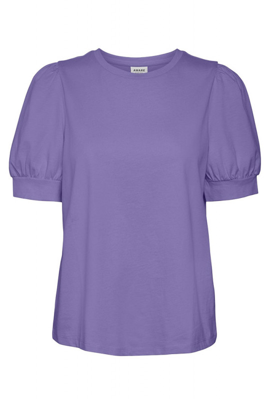 T-shirt Kerry mauve en coton 100% coton 