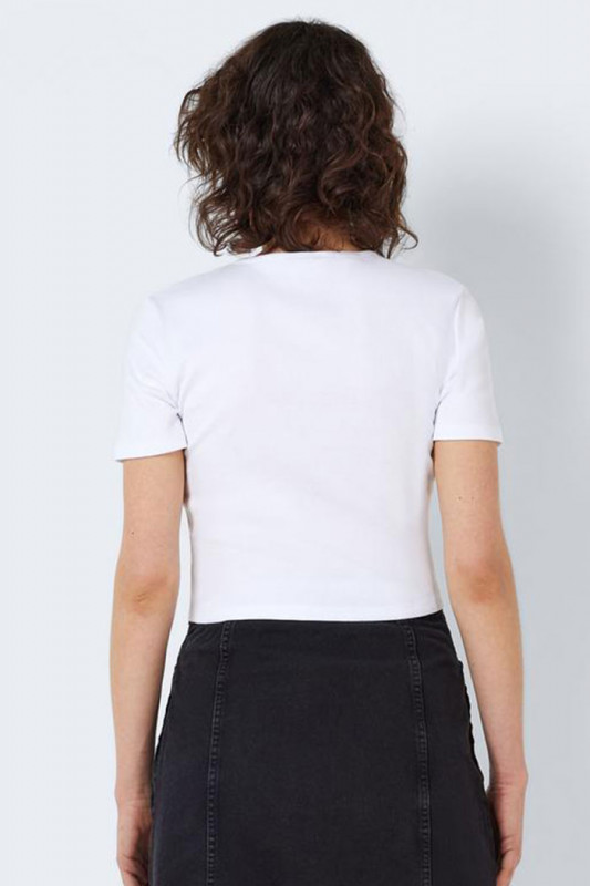 T-shirt slim Maya blanc