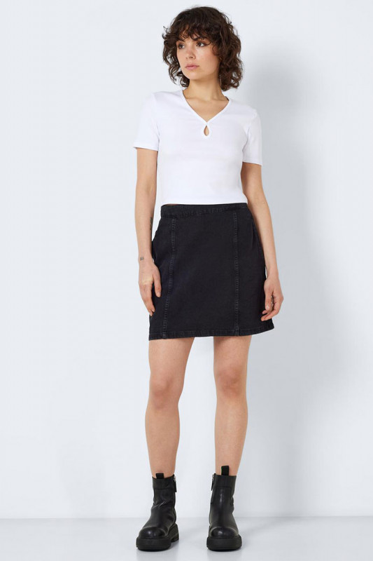 T-shirt slim Maya blanc Noisy May