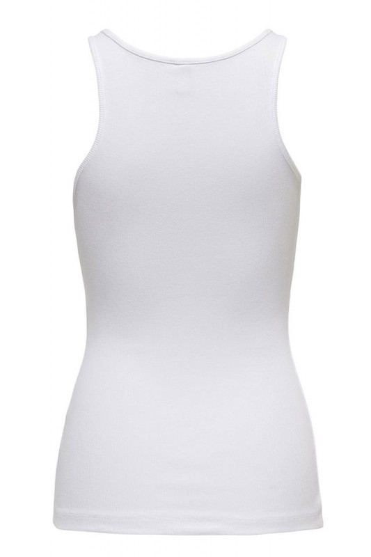 Débardeur Kenya blanc coton mélangé only coton mélangé