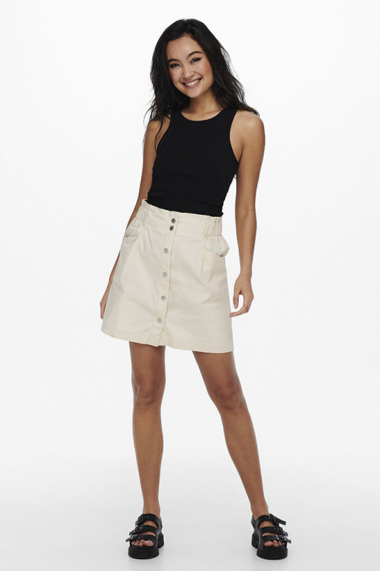 Débardeur Kenya noir coton mélangé femme Only