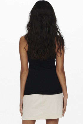 Débardeur Kenya noir coton mélangé