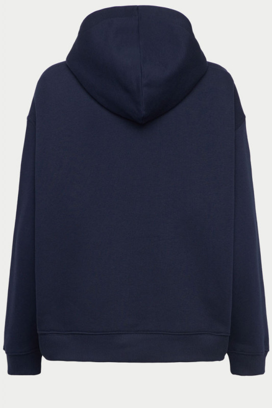 Hoodie à capuche bleu marine