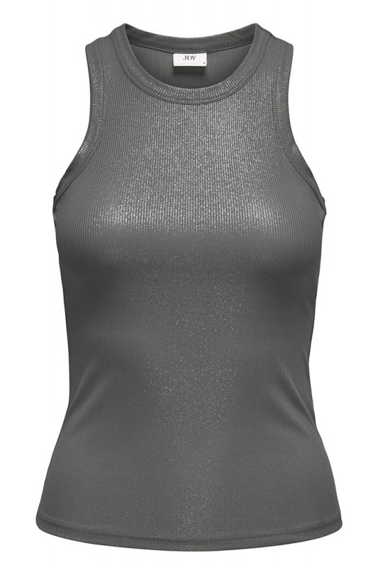 Top slim pailleté gris JDY
