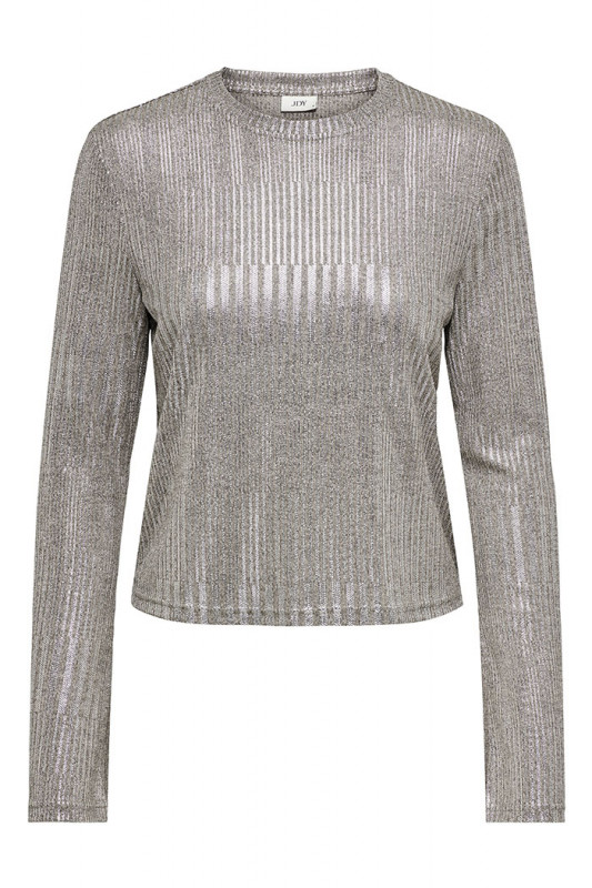 Top pailleté coupe regular argent coupe regular 