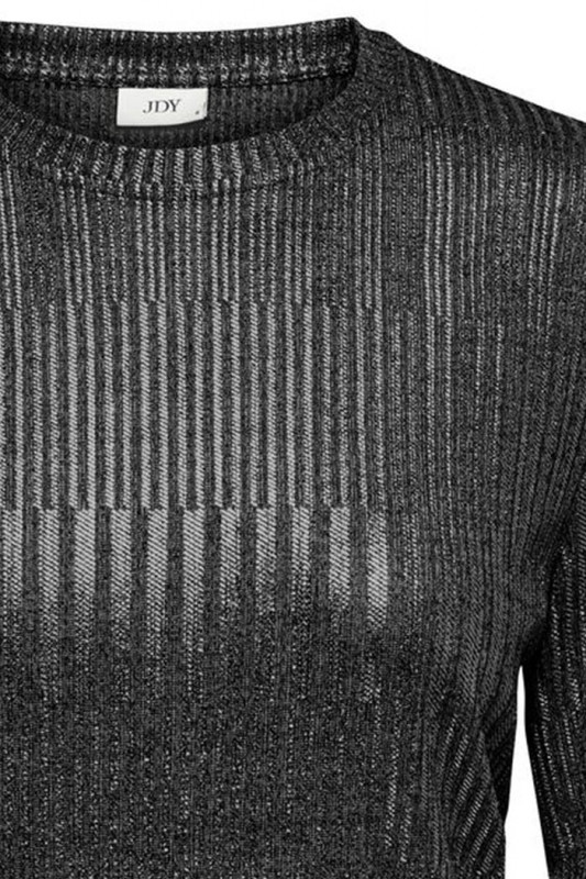 Top pailleté coupe regular noir femme JDY