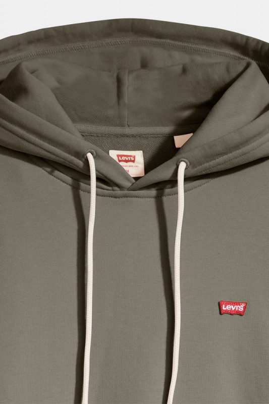 Hoodie original vert olive homme