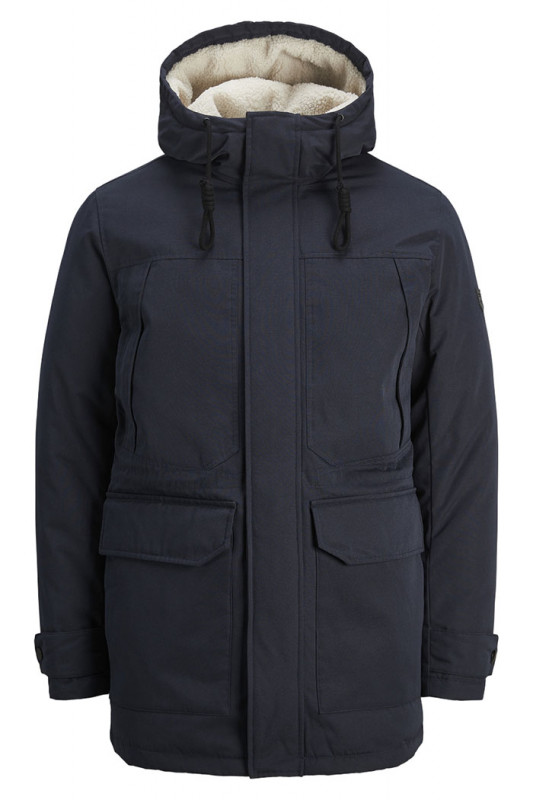 Parka Dark Navy fermeture zippée jack & jones