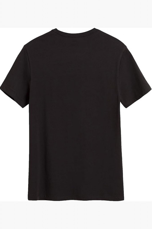 Lot de 2 t-shirts slim ras du cou noirs en coton