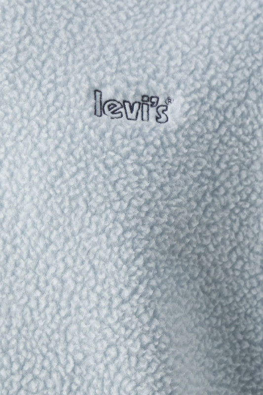 Hoodie cozy up à capuche bleu ciel