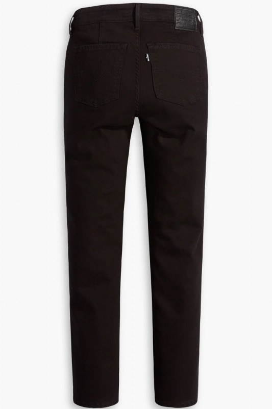 Jeans 712 slim à poches passepoilées noir