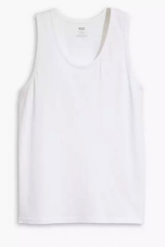 Débardeur blanc en coton