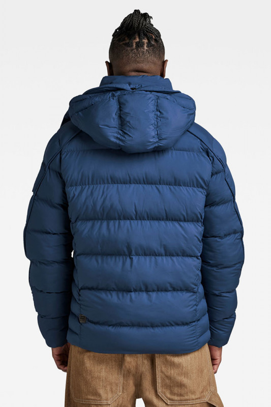 doudoune à capuche G-Whistler Padded bleue