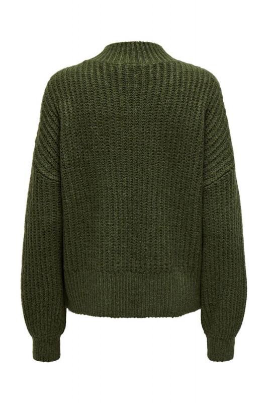 Pull en maille Rubine vert sapin
