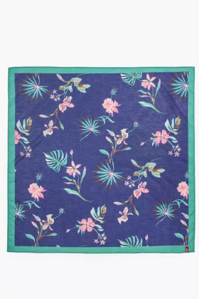 Bandana oversize bleu femme