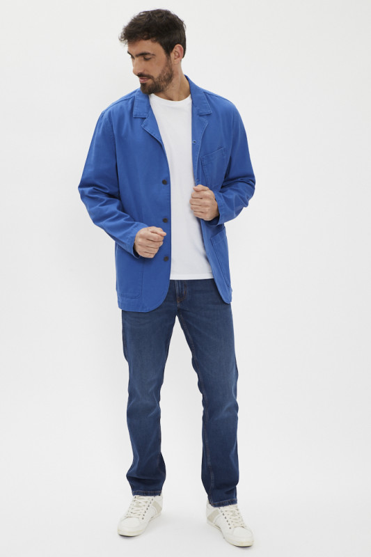 Veste de travail Clément bleue