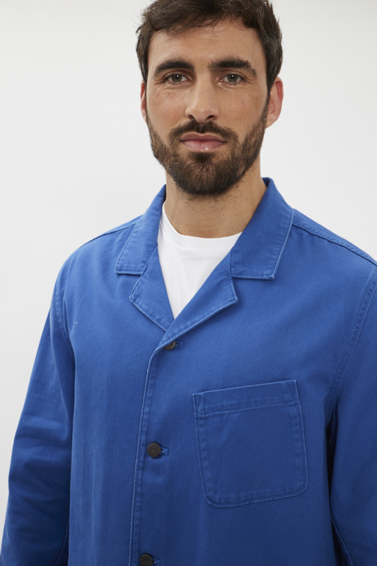 Veste de travail Clément bleue homme