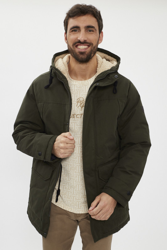 Parka kaki homme