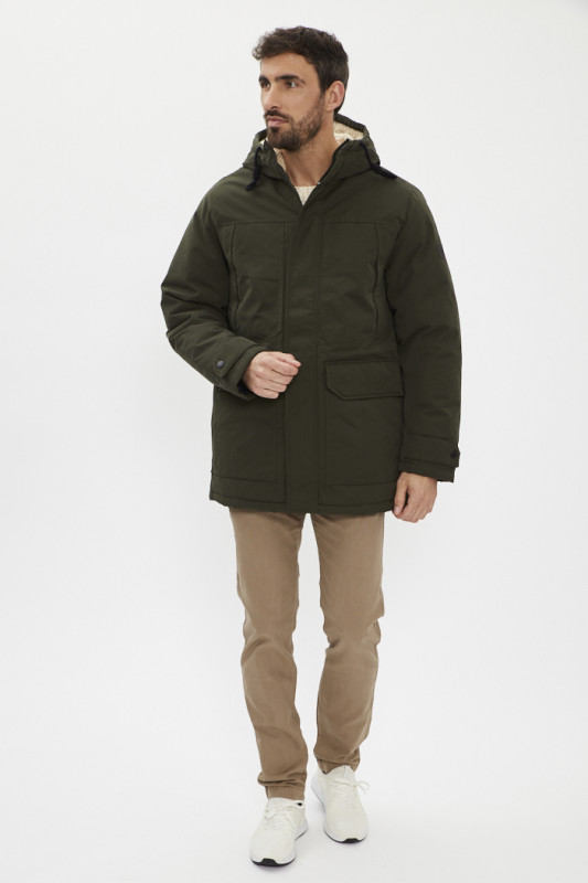 Parka kaki jack & jones homme
