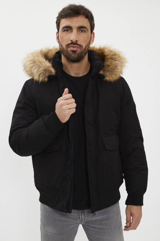 Doudoune Rockie Bomber noire homme