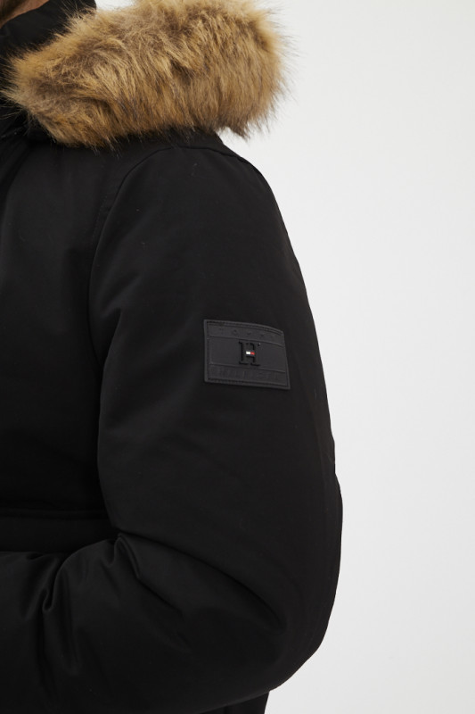 Doudoune Rockie Bomber noire fermeture zippée