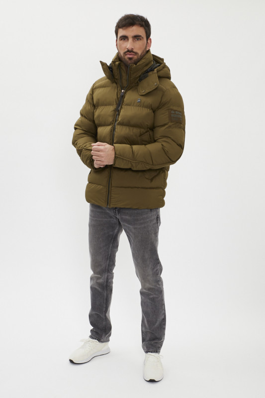 Doudoune matelassée à capuche G-Whistler Padded vert olive