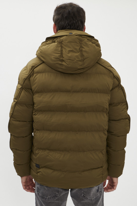 Doudoune matelassée à capuche G-Whistler Padded vert olive