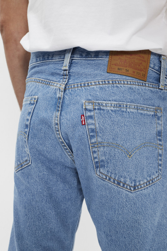 Jeans 501 '54 ferry building bleu indigo en coton