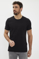 Lot de 2 t-shirts slim ras du cou noirs