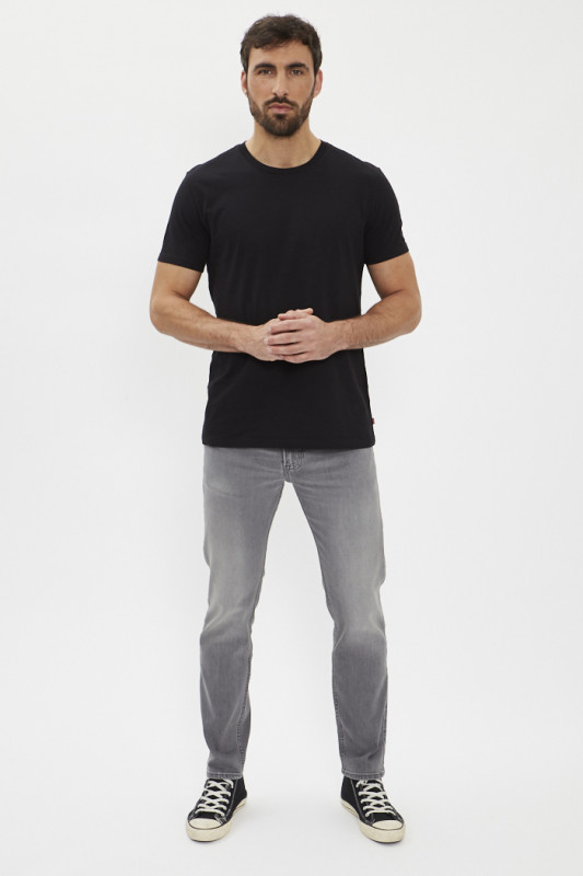 Lot de 2 t-shirts slim ras du cou noirs levi's