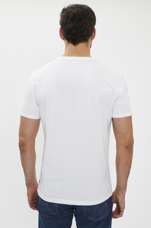 Lot de 2 t-shirts ras du cou slim blancs