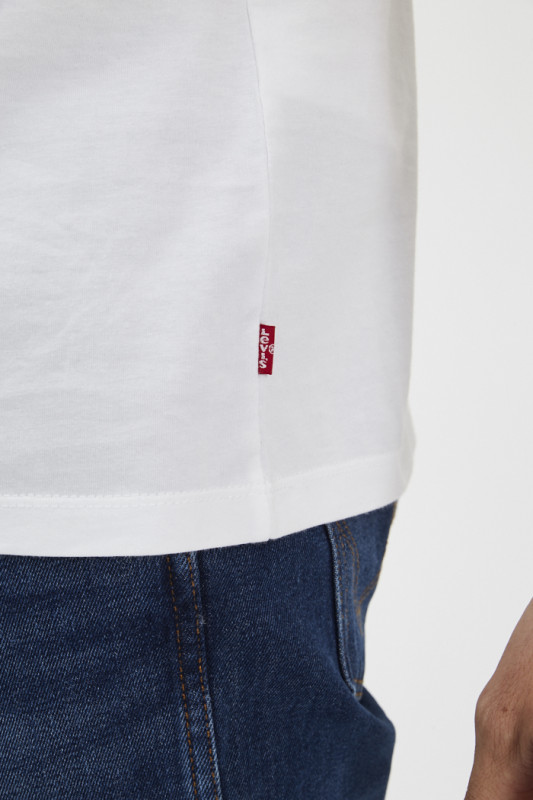 Lot de 2 t-shirts ras du cou slim blancs