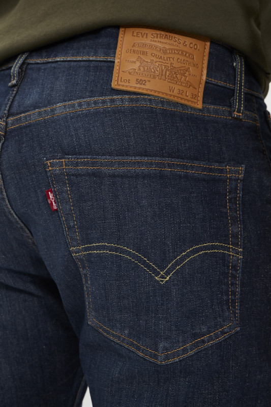 Jeans 502 taper dark indigo homme levi's